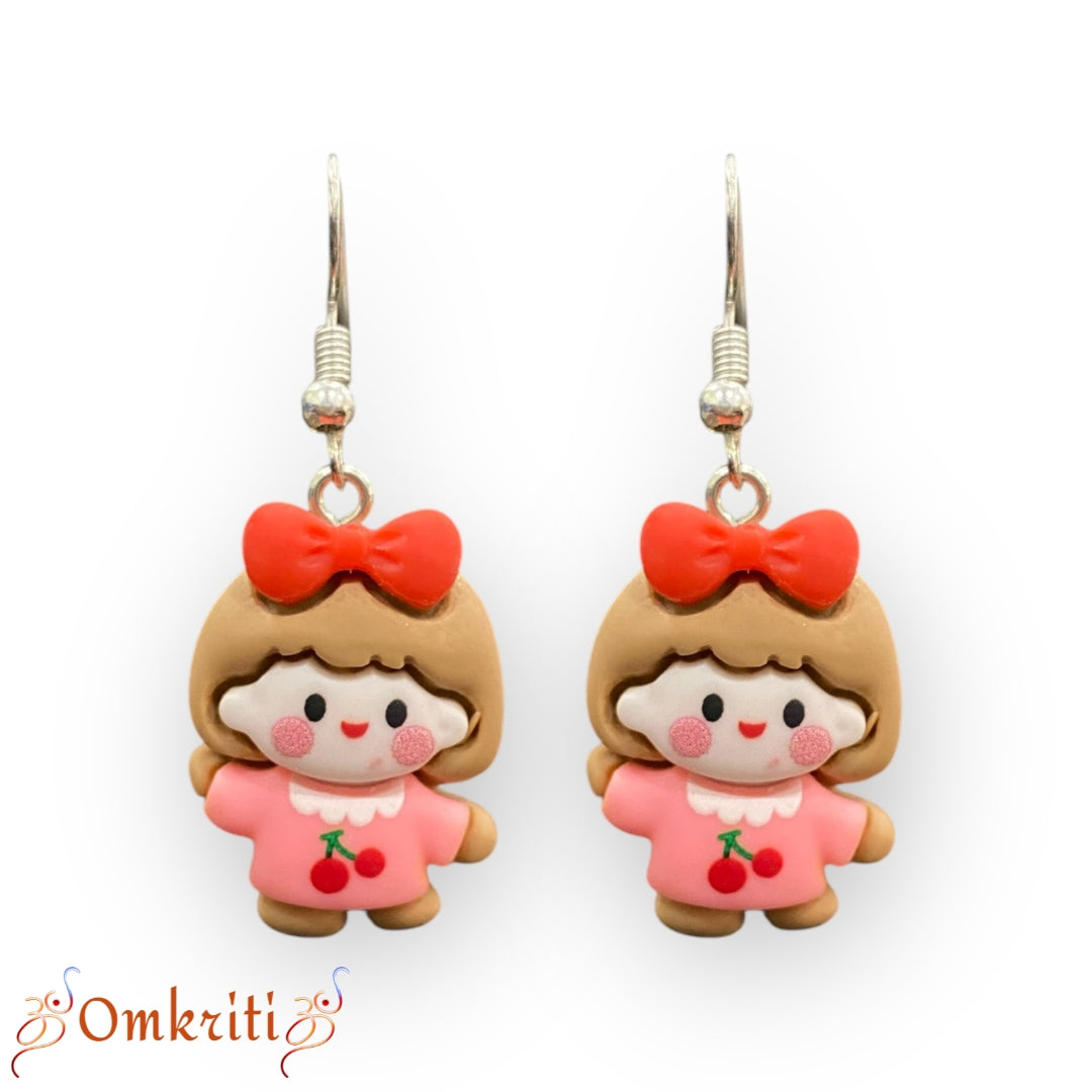 Cherry Girl Charm Earring