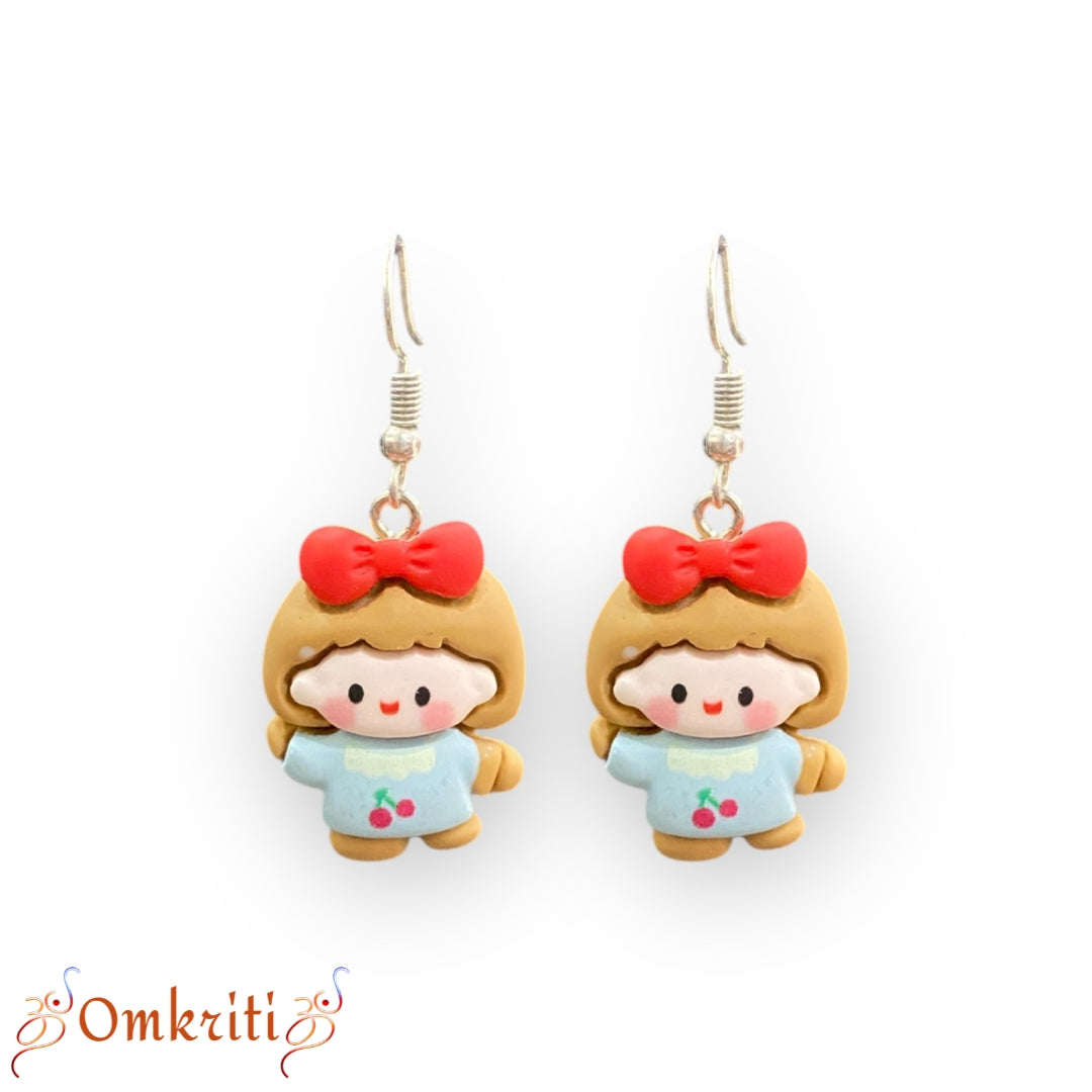 Cherry Girl Charm Earring