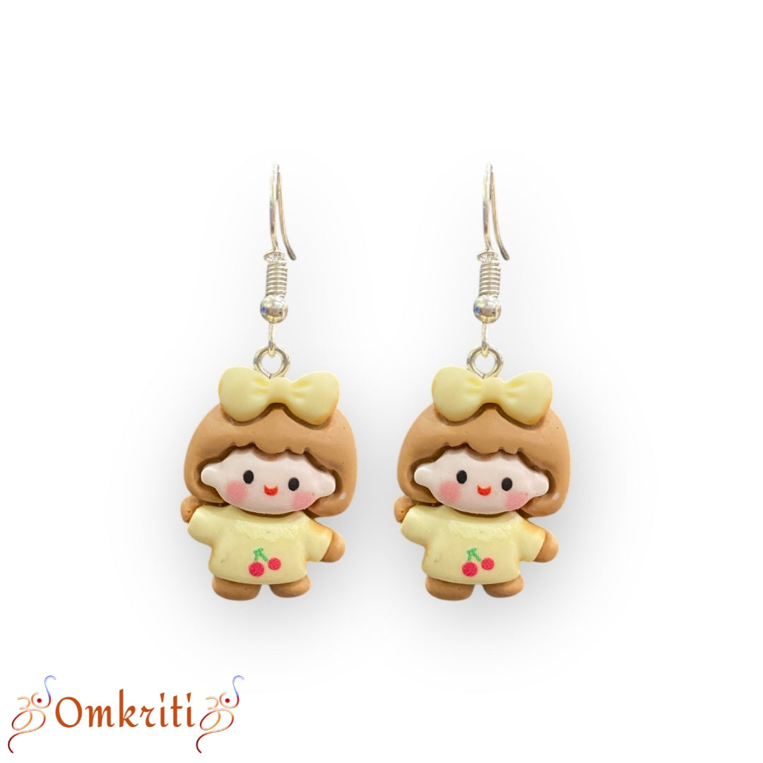 Cherry Girl Charm Earring