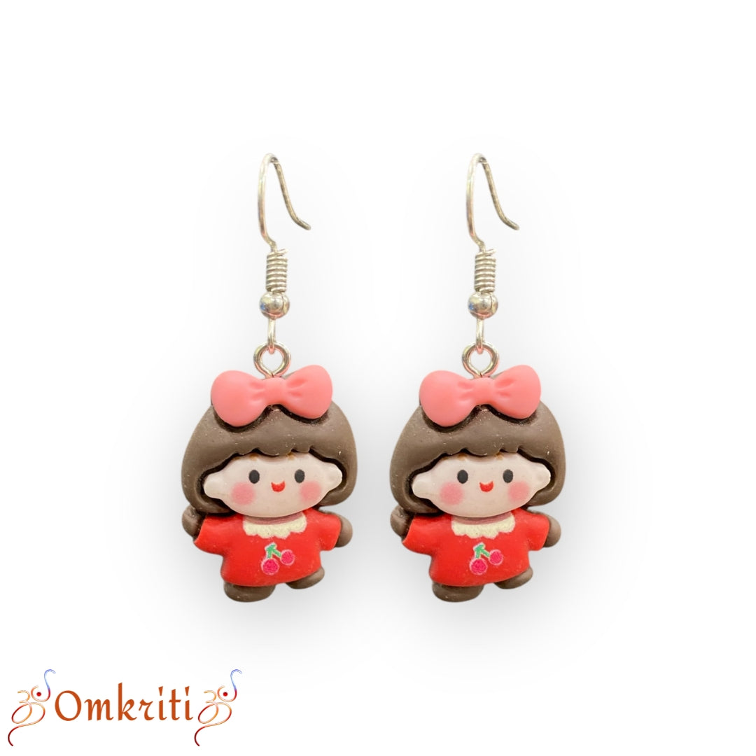Cherry Girl Charm Earring