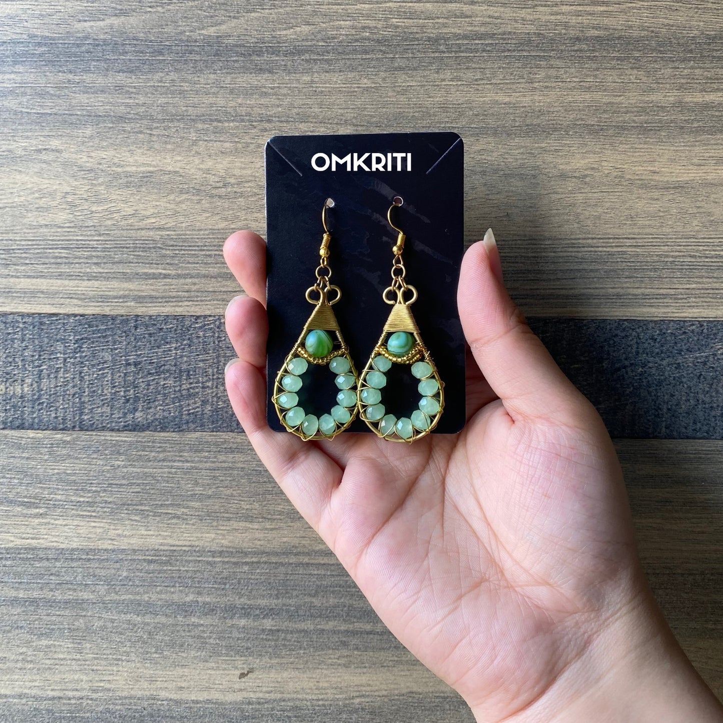 Teardrop Gemstone Earrings