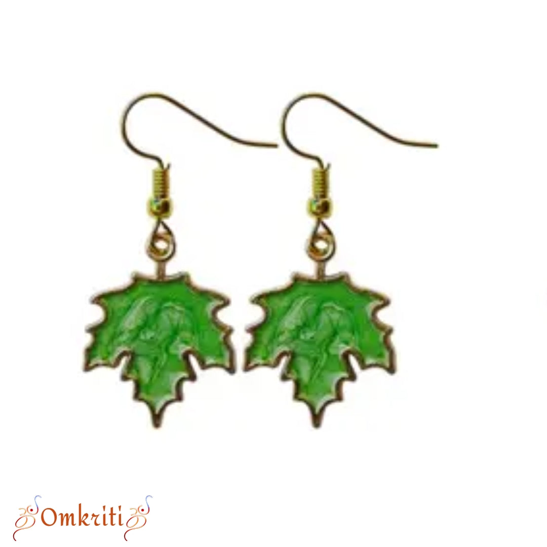 Leaf Charm Earring