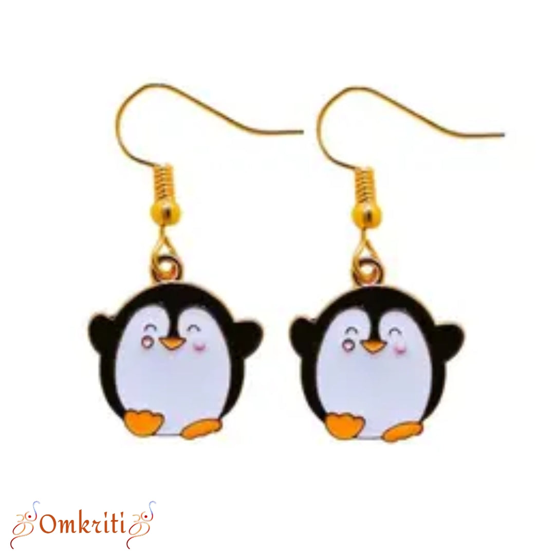 Penguin Charm Earring