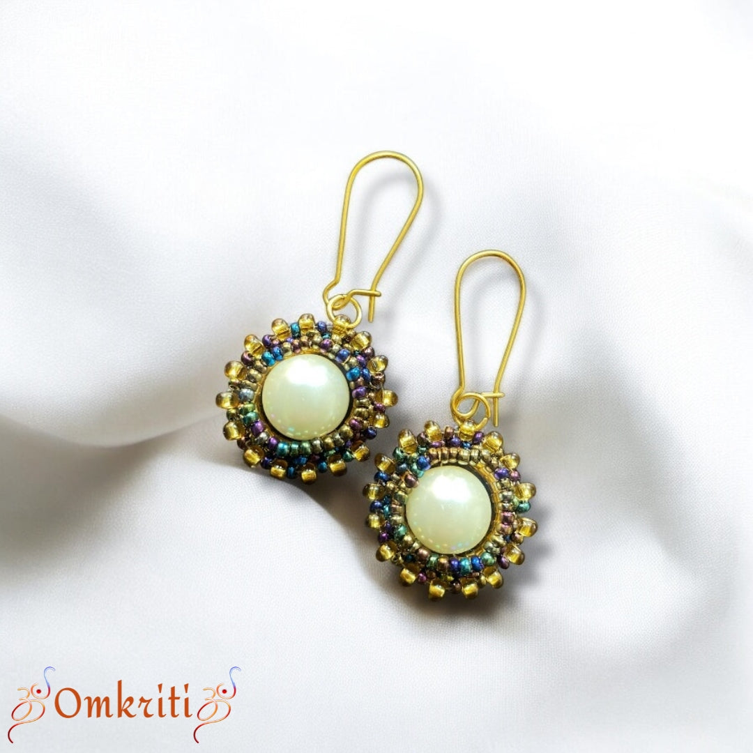 Seed Beads Pearl Dangle