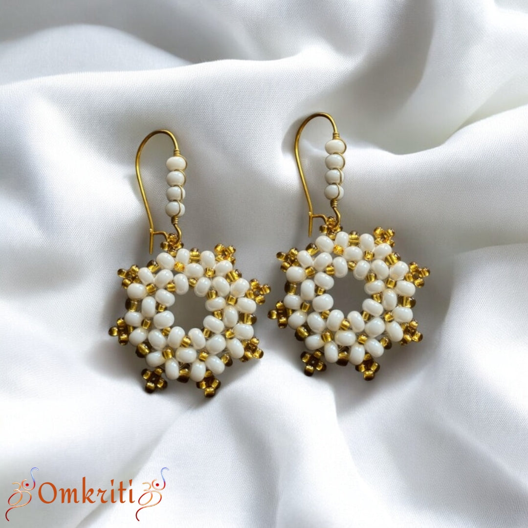 Round Beaded Earring