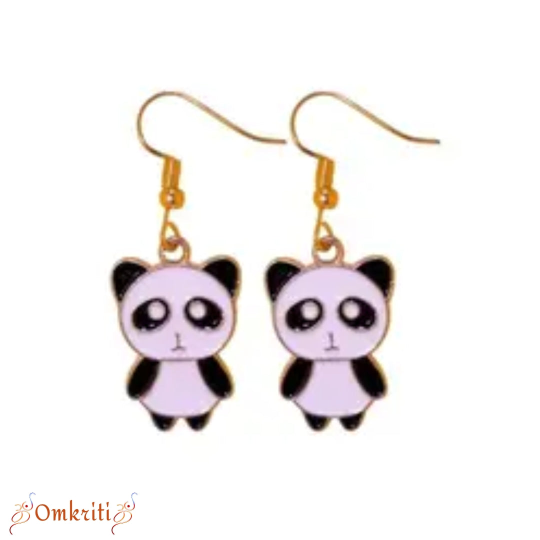 Panda Charm Earring