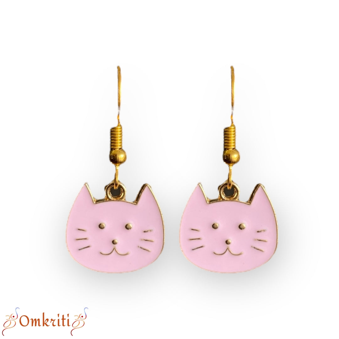 Pink Hello-Kitty Charm Earring