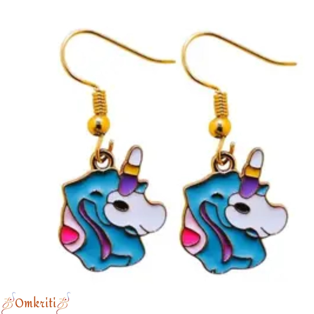 Unicorn Charm Earring