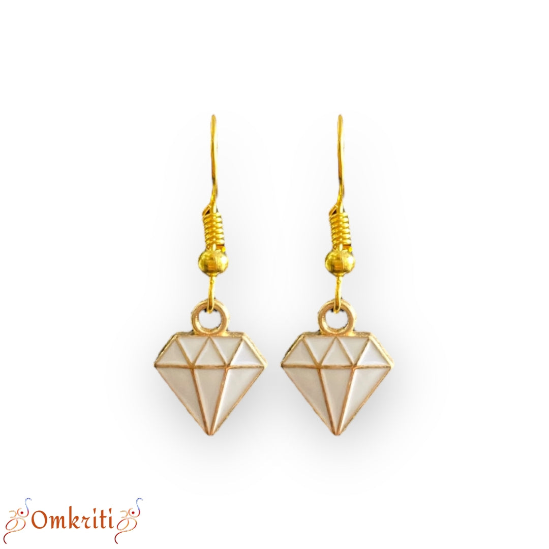 Diamond Charm Earring