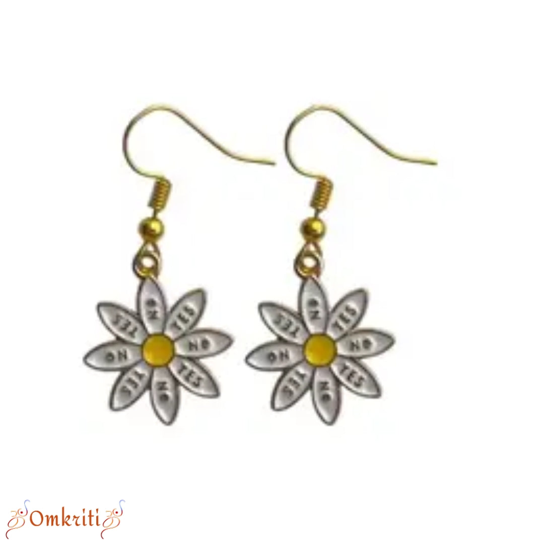 Flower Charm Earring