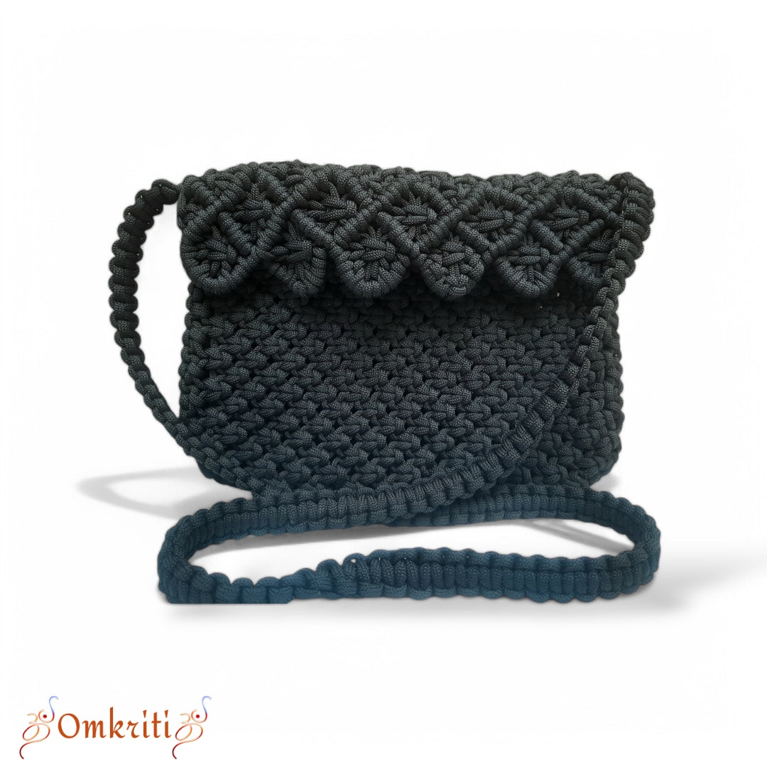Black Nylon Crossbody Bag