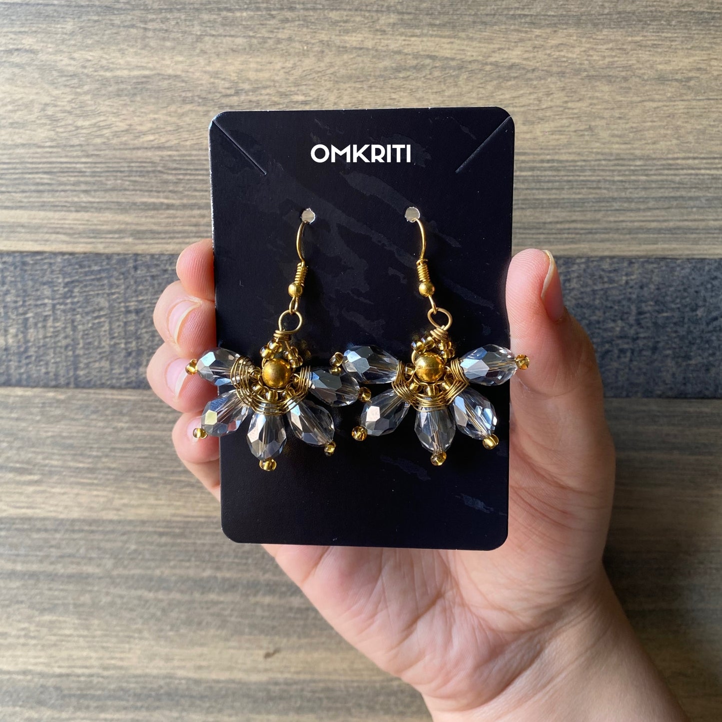Flower Crystal Earring