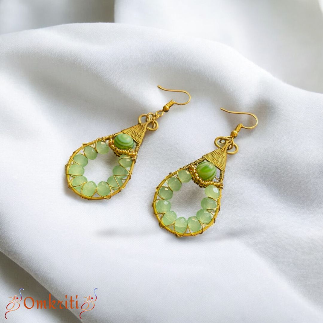 Teardrop Gemstone Earrings