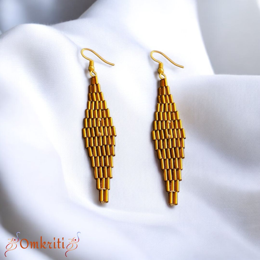 Flapper Glass Earring
