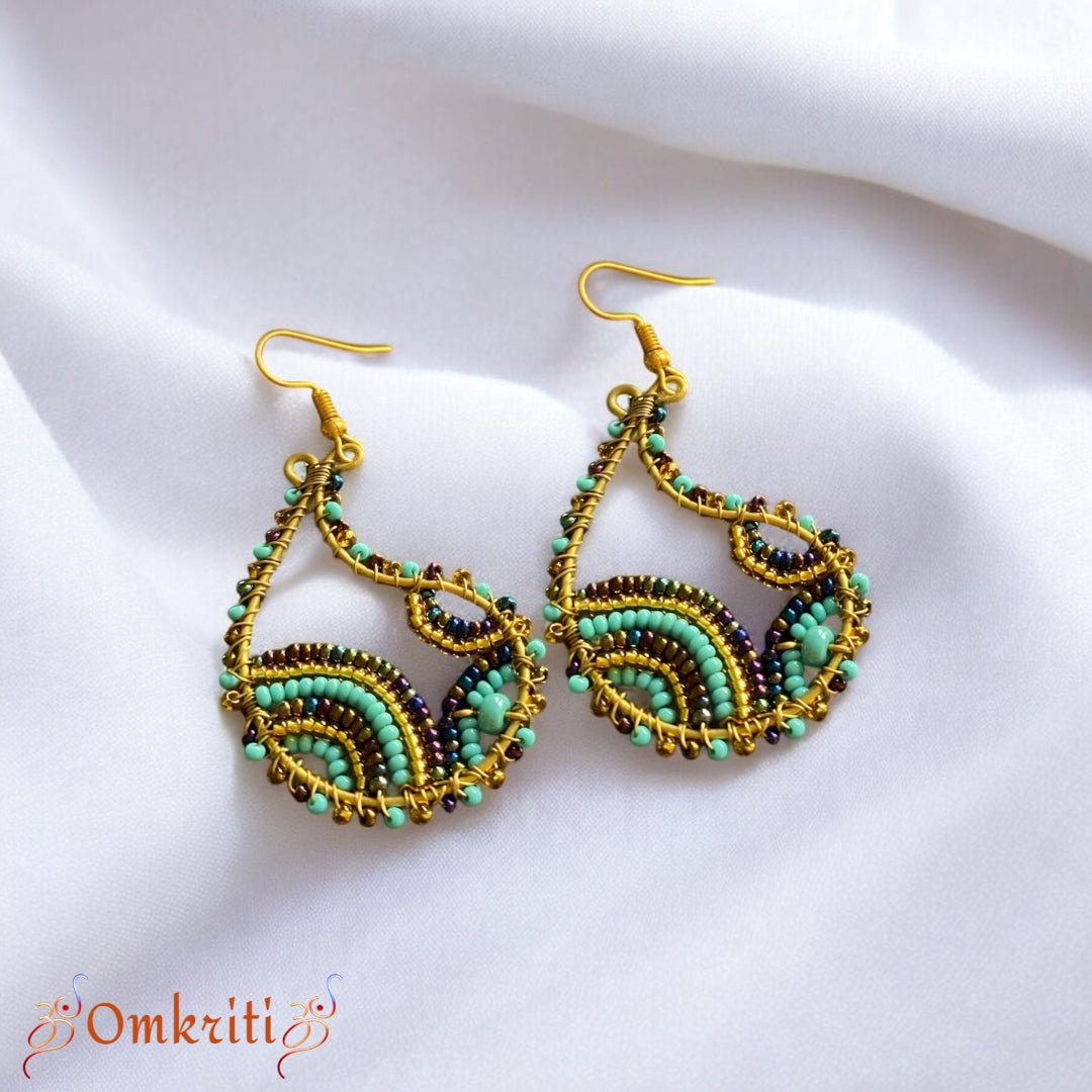 Boho Chic Beaded Paisley