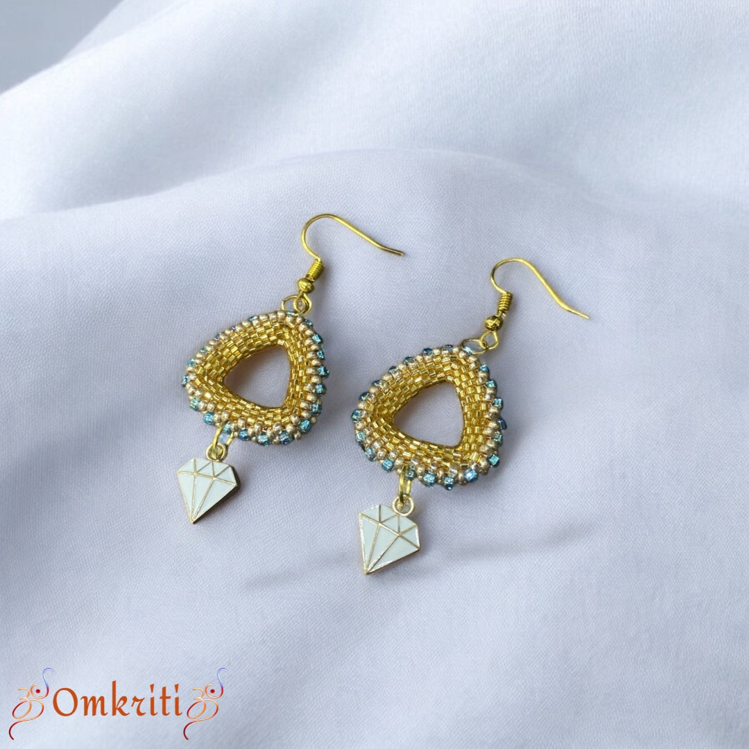 Turquoise Trim Earring
