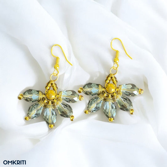Flower Crystal Earring